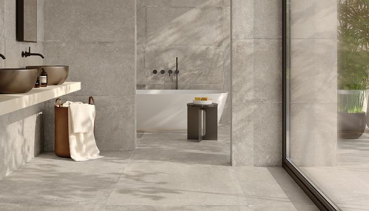 Ever-Stone | Emilceramica Feinsteinzeug Emil Ever-stone Stein Badezimmer Grey Fondo Bild Galerie | Emilceramica