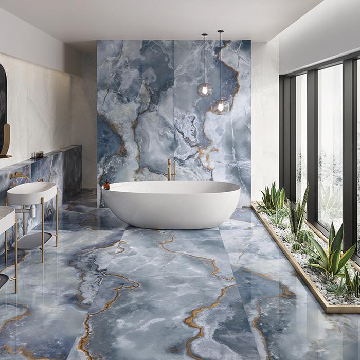 Bad in Marmoroptik – Feinsteinzeug für eine elegante Atmosphäre 247