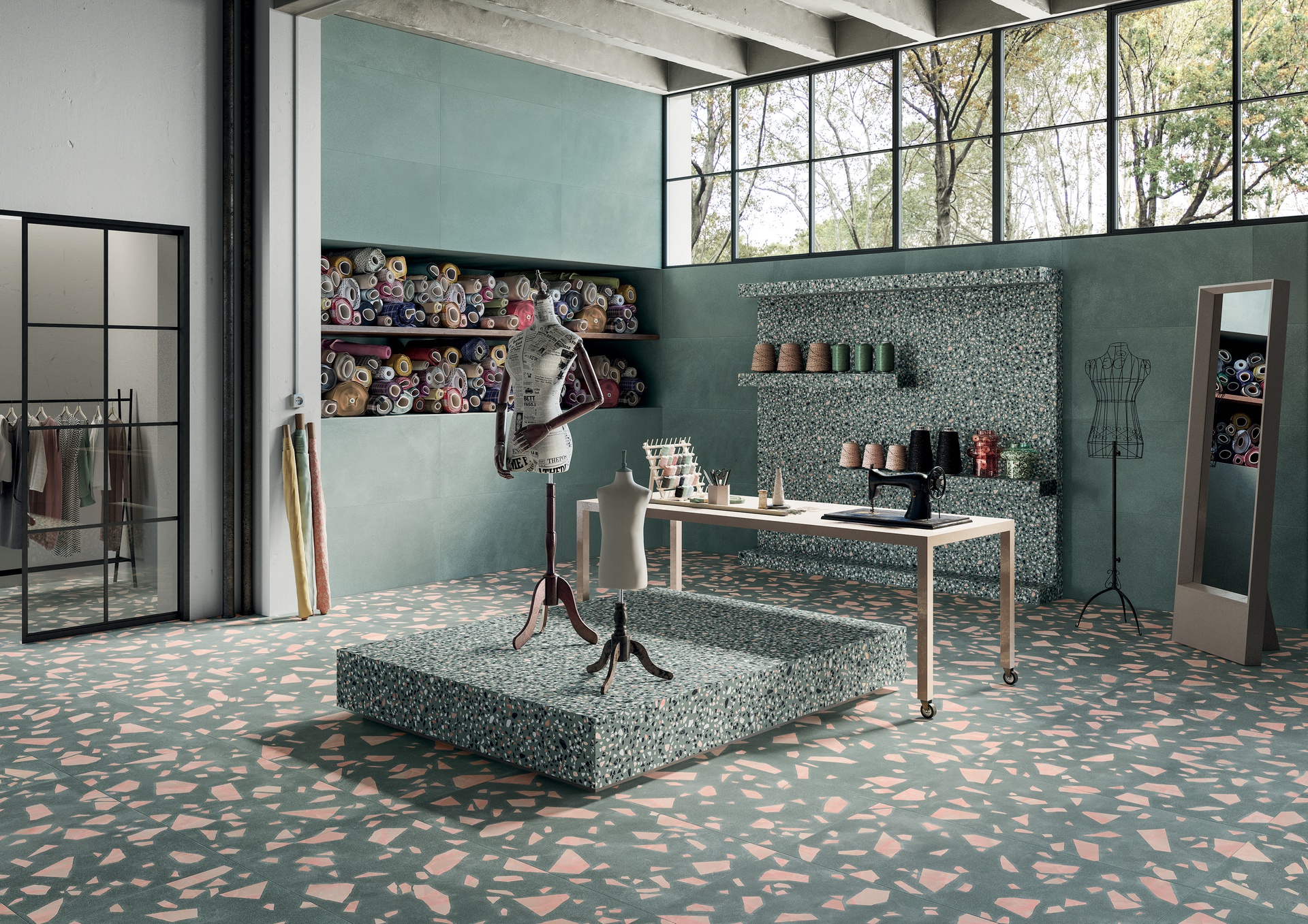 Terrazzo Optik Fliesen Ruckkehr Des Venezianischen Terrazzo